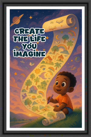Create the life you imagine - A.I  Motivational Posters