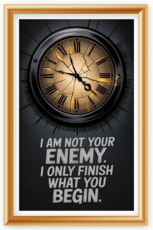 I am not your enemy, I only finish what you begin- A.I  Motivational Posters