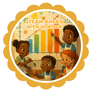 Steam ahead with wonder.- Motivation Circle Sticker