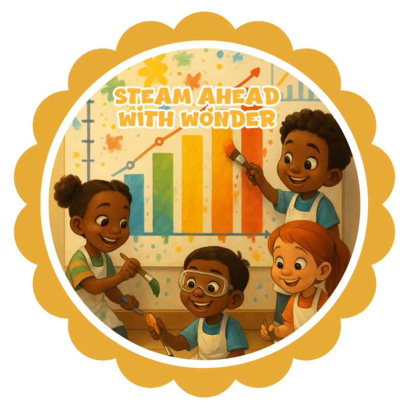 Steam ahead with wonder.- Motivation Circle Sticker