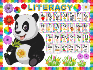Literacy -Sticker Display Board