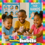 Safe hands, healthy habits- Flex Display Board