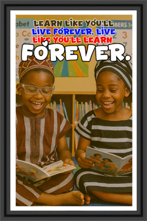 Learn like you will leave forever...- A.I  Motivational Posters