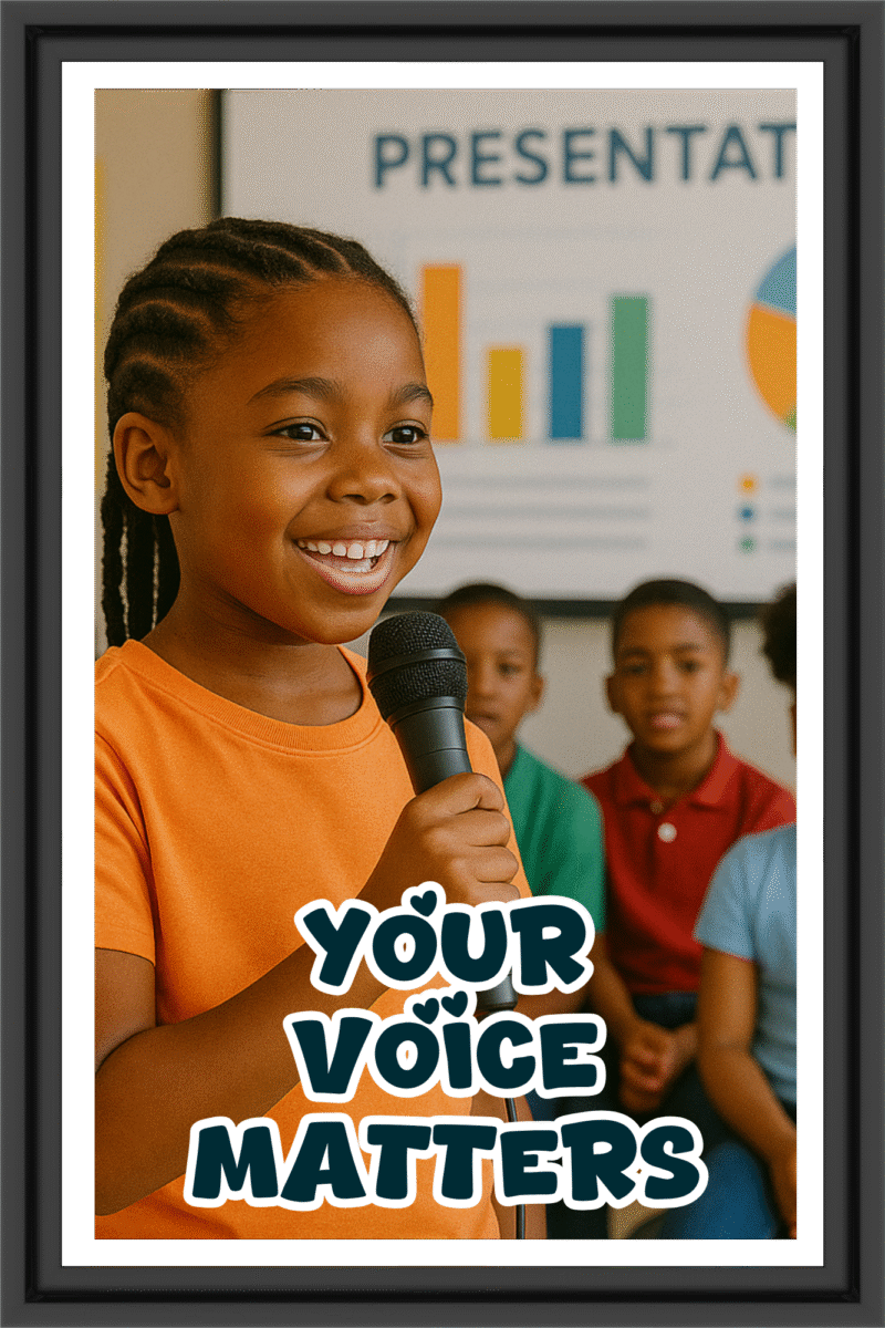 Your voice matters- A.I  Motivational Posters