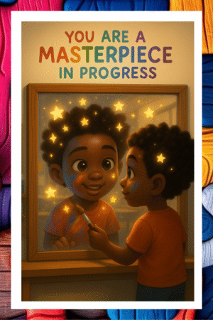 You are a masterpiece in progress- A.I  Motivational Posters