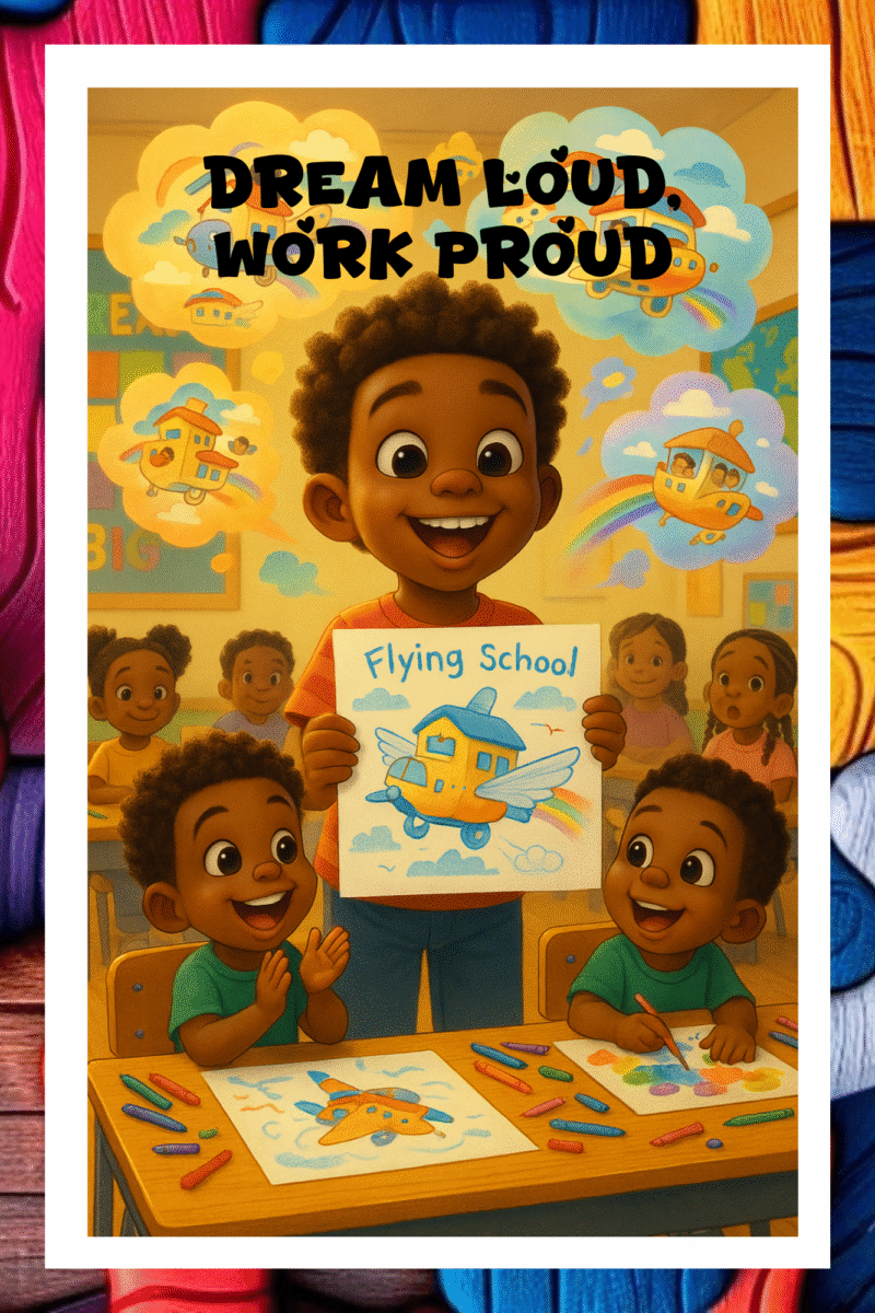 Dream loud, Work proud- A.I  Motivational Posters