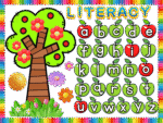 Literacy -Sticker Display Board