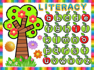 Literacy -Sticker Display Board