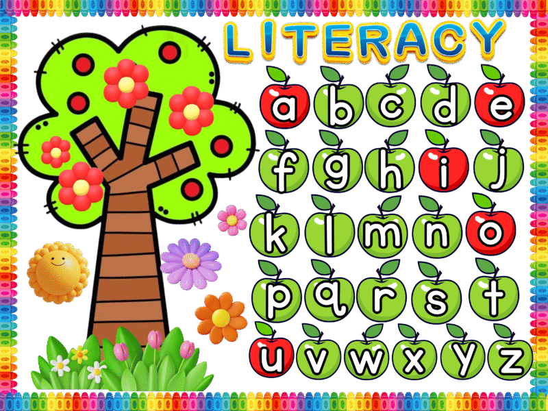 Literacy -Sticker Display Board