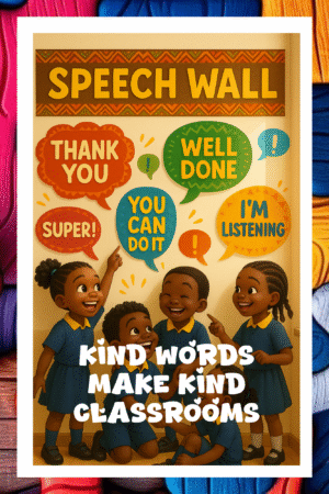 Kind words make kind classroom- A.I  Motivational Posters