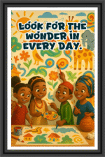 Look for the wonder in everyday- A.I  Motivational Posters