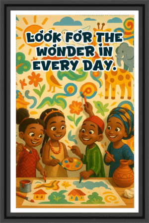 Look for the wonder in everyday- A.I  Motivational Posters
