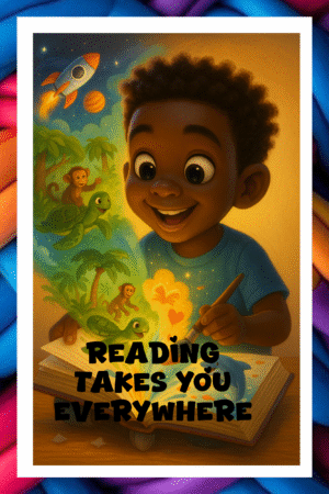 Reading takes you everywhere - A.I  Motivational Posters