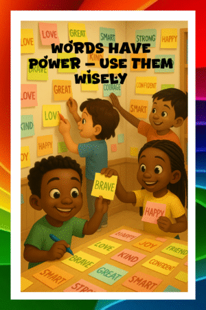 Words have power use them wisely -A.I  Motivational Posters