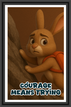 Courage means trying- A.I  Motivational Posters
