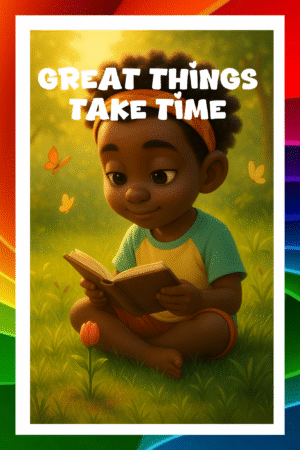 Great things take time- A.I  Motivational Posters