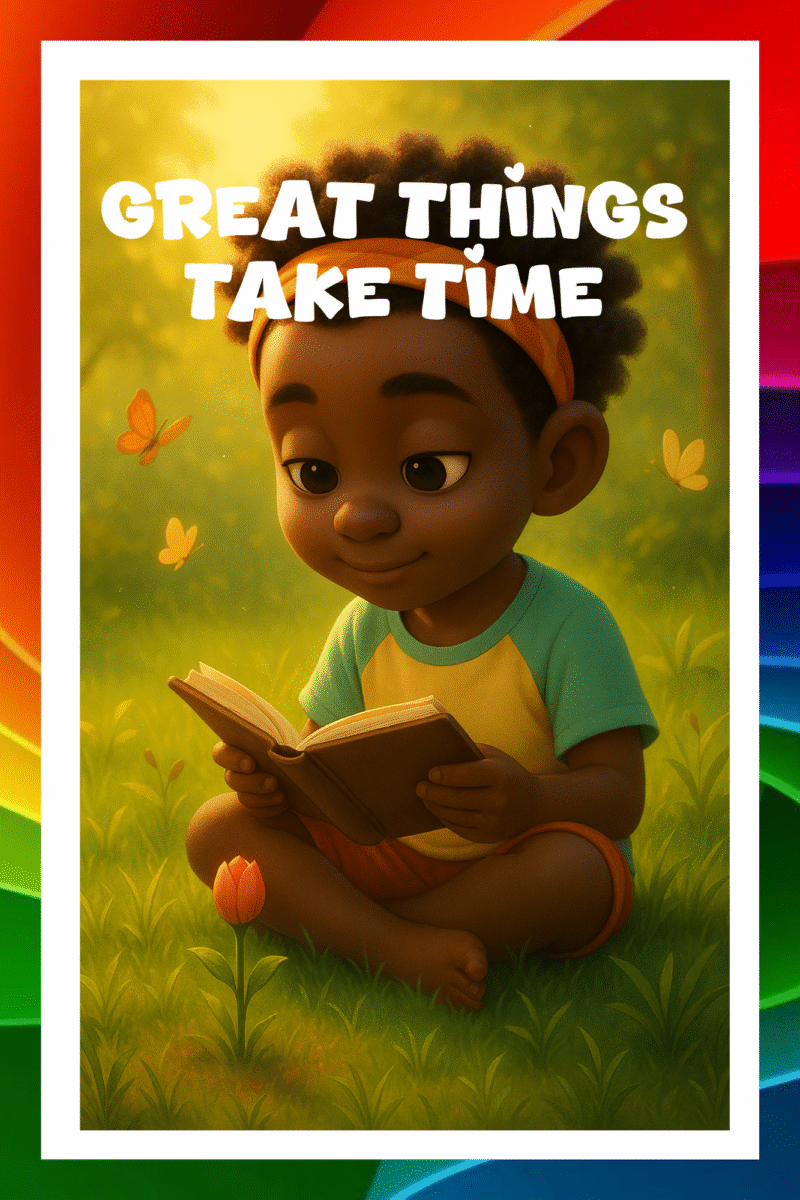 Great things take time- A.I  Motivational Posters