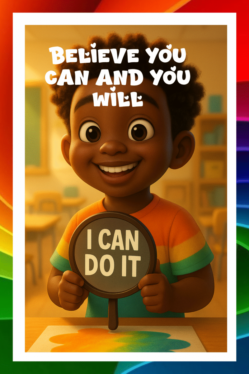 Believe you can and you will-  A.I  Motivational Posters