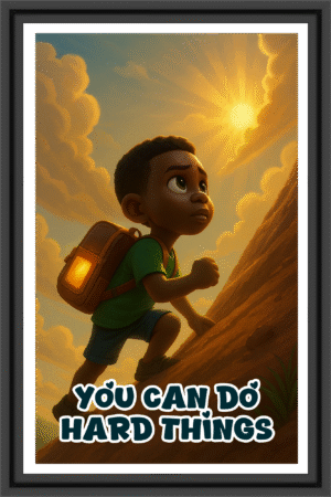 You can do hard things- A.I  Motivational Posters