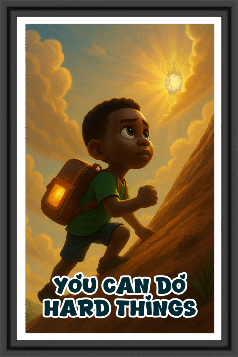 You can do hard things- A.I  Motivational Posters