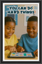 You can do hard things- A.I  Motivational Posters