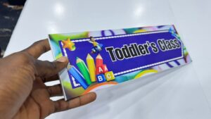 Toddler's Class    - Durable Foam board Class Tag