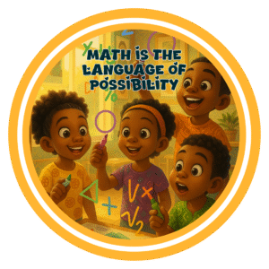 Math is the language of possibility- Motivation Circle Sticker