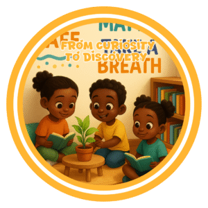From curiosity to discovery Motivation Circle Sticker