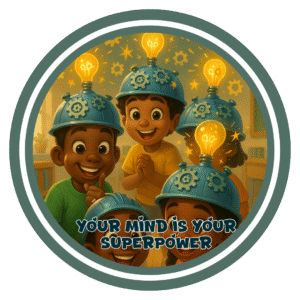 Your mind is your superpower- Motivation Circle Sticker