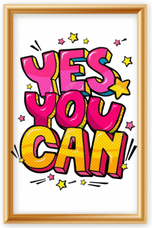 Yes you can.- A.I  Motivational Posters