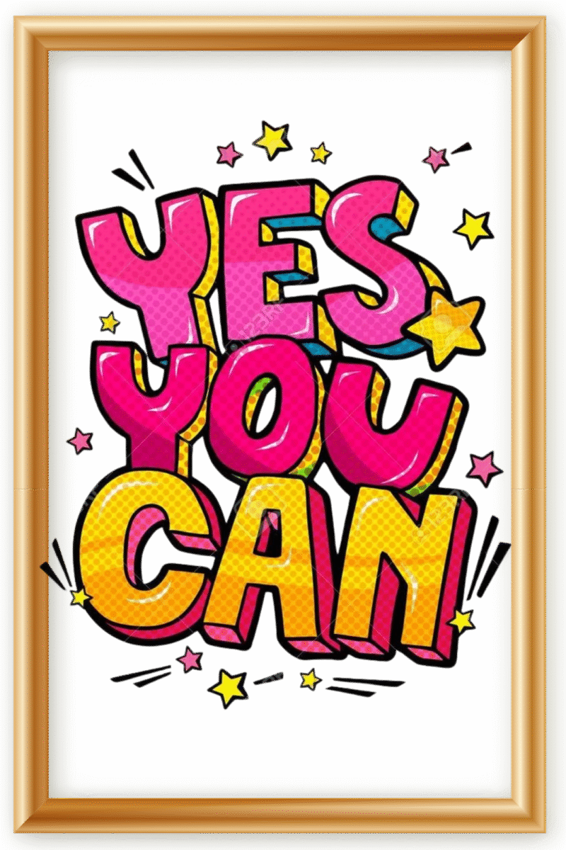 Yes you can.- A.I  Motivational Posters