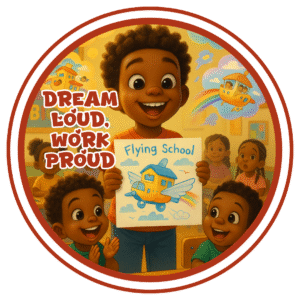 Dream loud, Work proud- Motivation Circle Sticker
