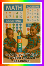Play is our favorite way of learning- A.I  Motivational Posters