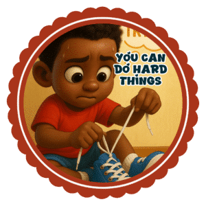 You can do hard things- Motivation Circle Sticker