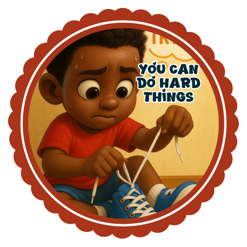 You can do hard things- Motivation Circle Sticker