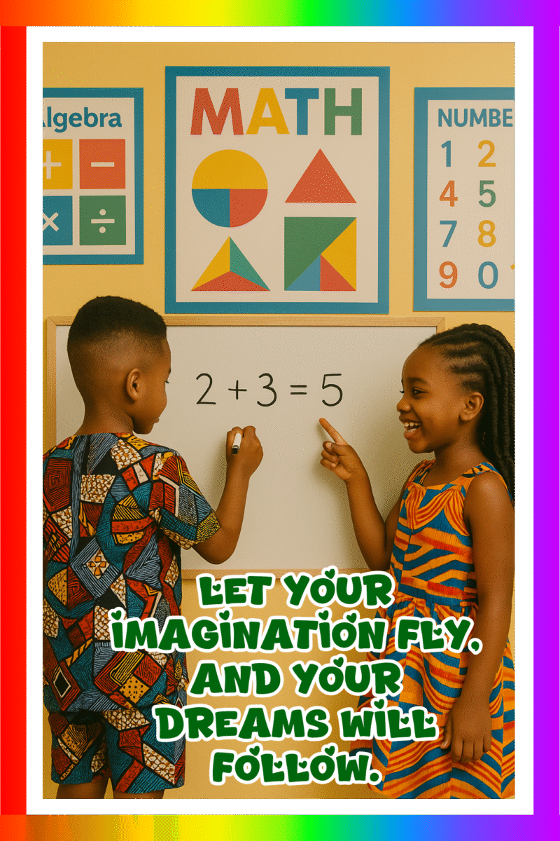Let your imagination fly and your dreams will follow- A.I  Motivational Posters