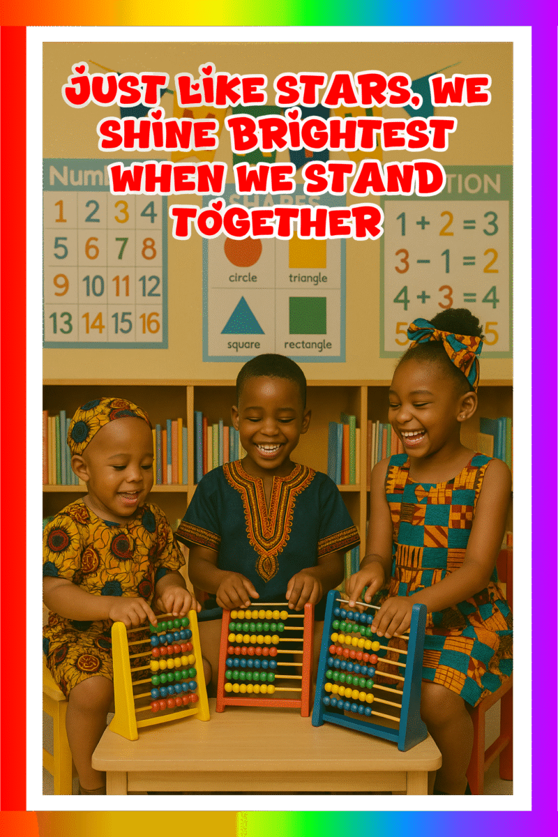 Just like stars, We shine brightest when we stand together- A.I  Motivational Posters