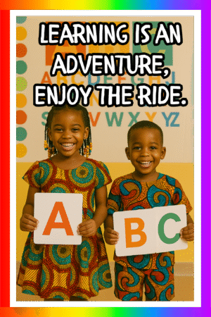 Learning is an adventure, Enjoy the ride- A.I  Motivational Posters