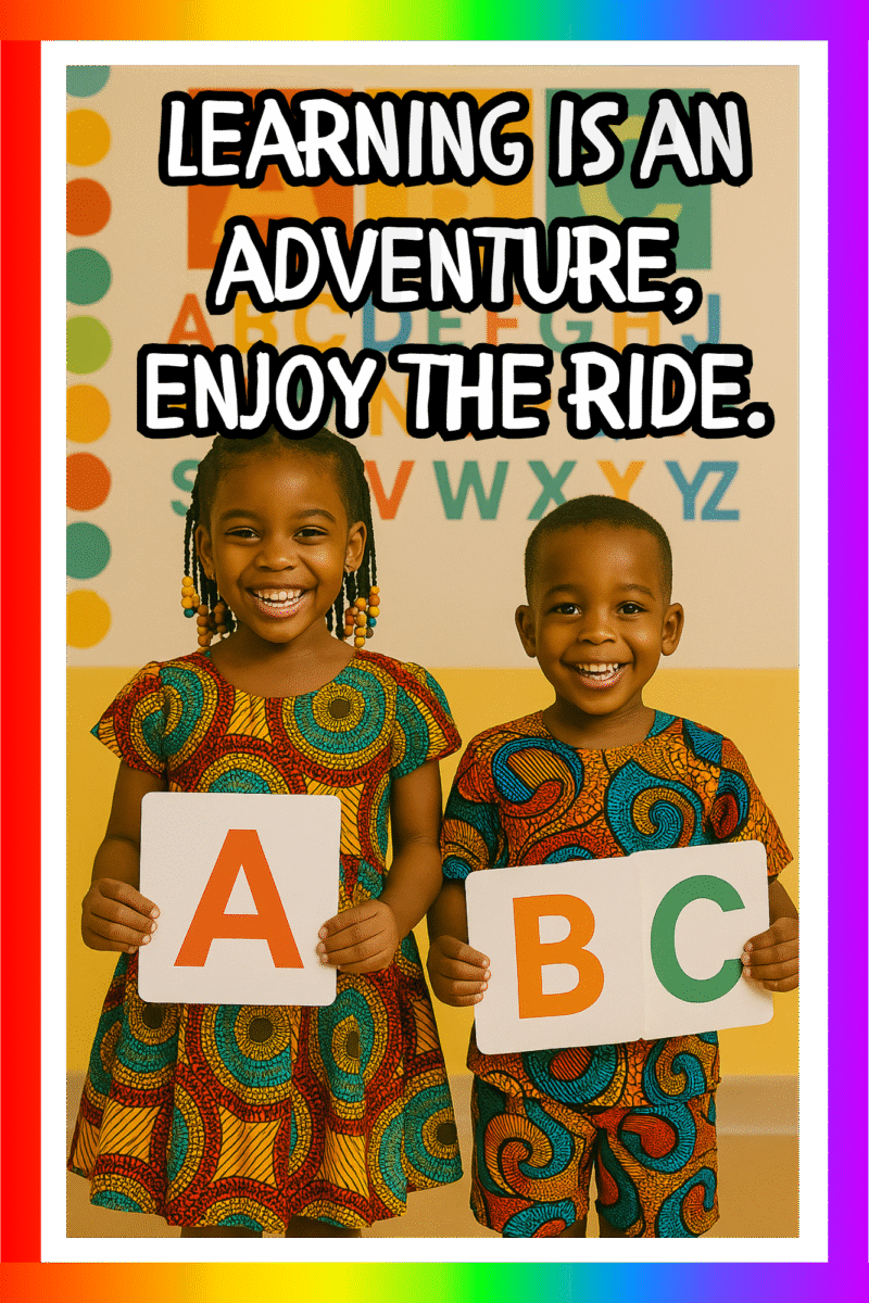 Learning is an adventure, Enjoy the ride- A.I  Motivational Posters