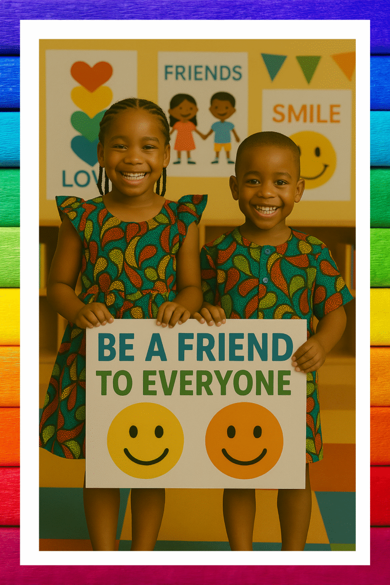 Be a friend to everyone- A.I  Motivational Posters