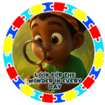 Look for the wonder in everyday- Motivation Circle Sticker