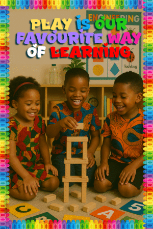 Play is our favorite way of learning- A.I  Motivational Posters