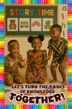 Let's turn the pages of knowledge together- A.I  Motivational Posters