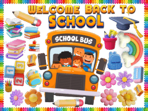 Welcome back to school -Sticker Display Board