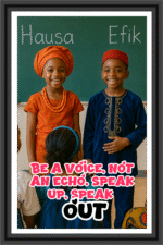 Be a voice, Not an echo, Speak up, Speak out- A.I  Motivational Posters