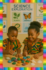 Play Learn and Grow together-  A.I  Motivational Posters