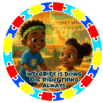 Integrity is doing the right thing always- Motivation Circle Sticker
