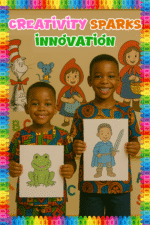 Creativity sparks innovation- A.I  Motivational Posters