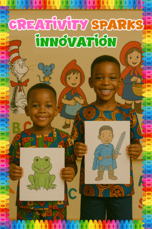 Creativity sparks innovation- A.I  Motivational Posters