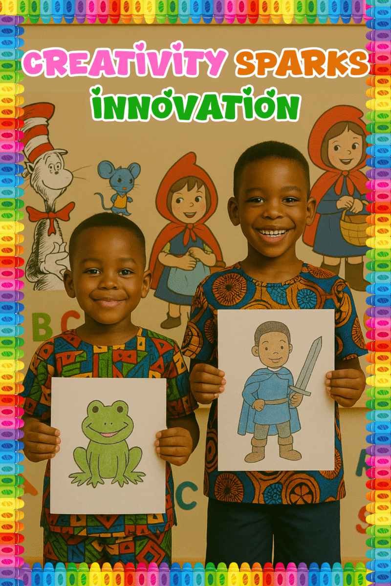 Creativity sparks innovation- A.I  Motivational Posters